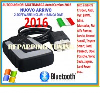 AUTO DIAGNOSI WOW MULTIMARCA 2016 BLUETOOT ITALIANO+BANCA DATI