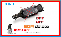 Rimozione DPF - FAP OFF - EGR OFF - IMMO off - Lambda cat off -SOFTWARE 3 IN 1